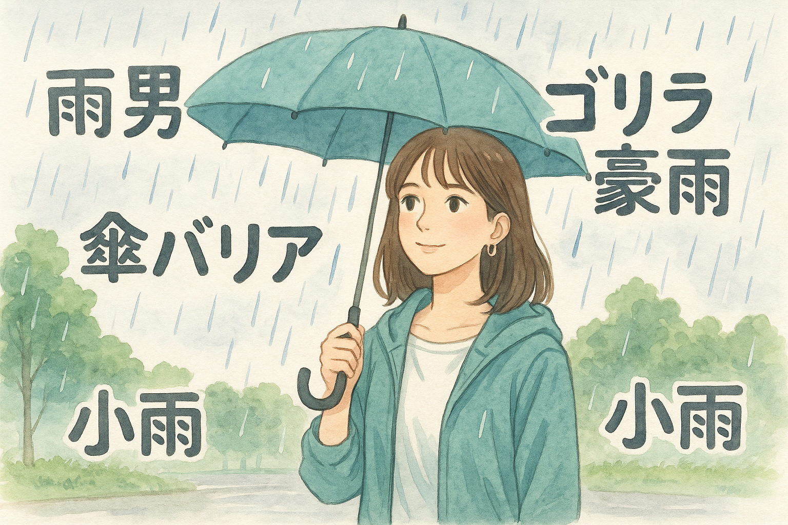 閱讀練習：雨に関する言葉（ネット・口語）