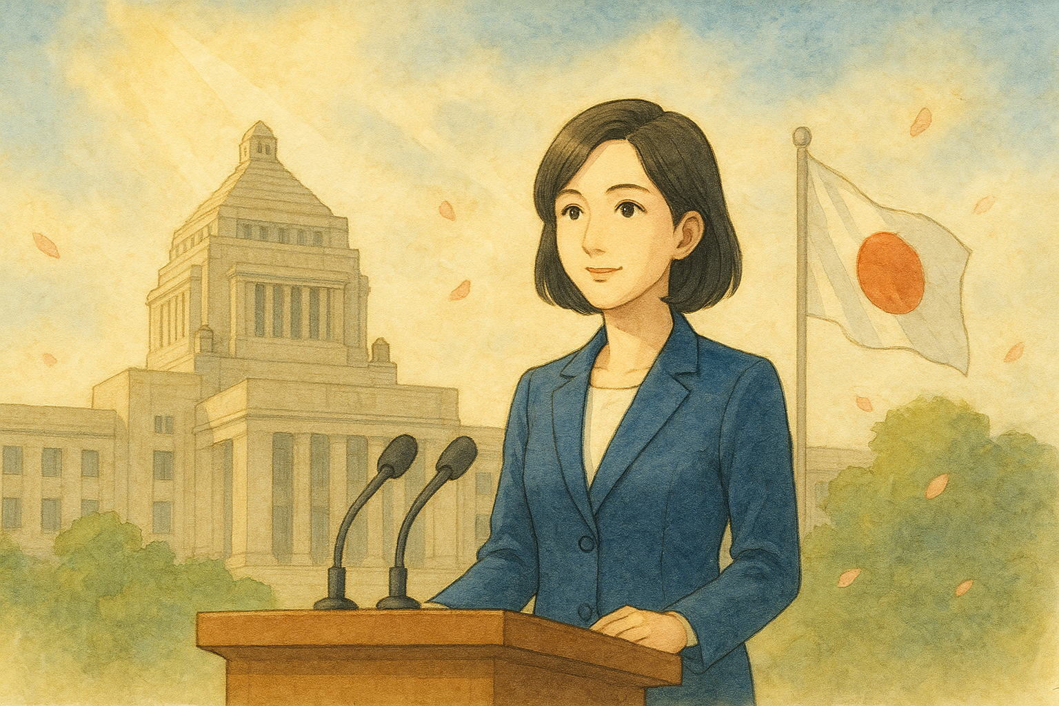 閱讀練習：高市早苗：日本首位女性首相的歷史性誕生與未來挑戰